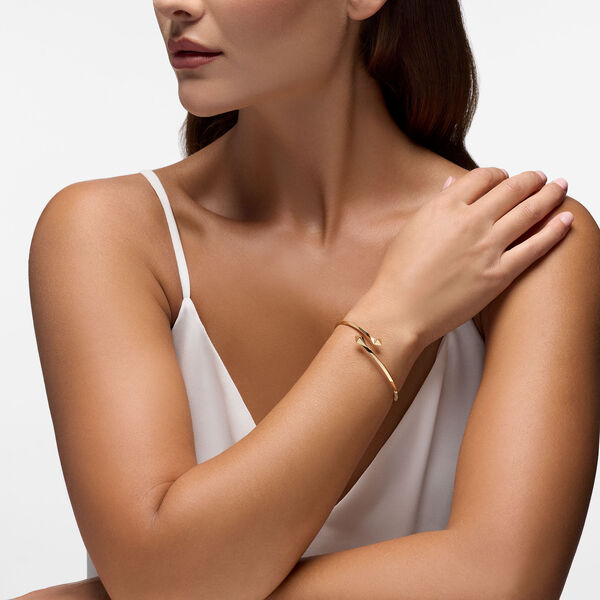 Bypass Yellow Gold Bracelet